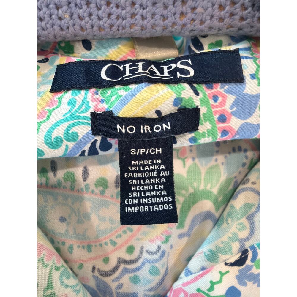 Chaps paisley no iron women’s shirt - Picture 4 of 5